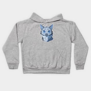 Blue cat Kids Hoodie